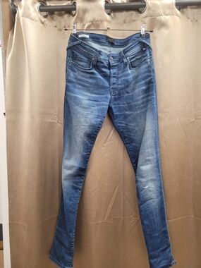 Jack & Jones Men's Skinny Jeans in Washed Blue
